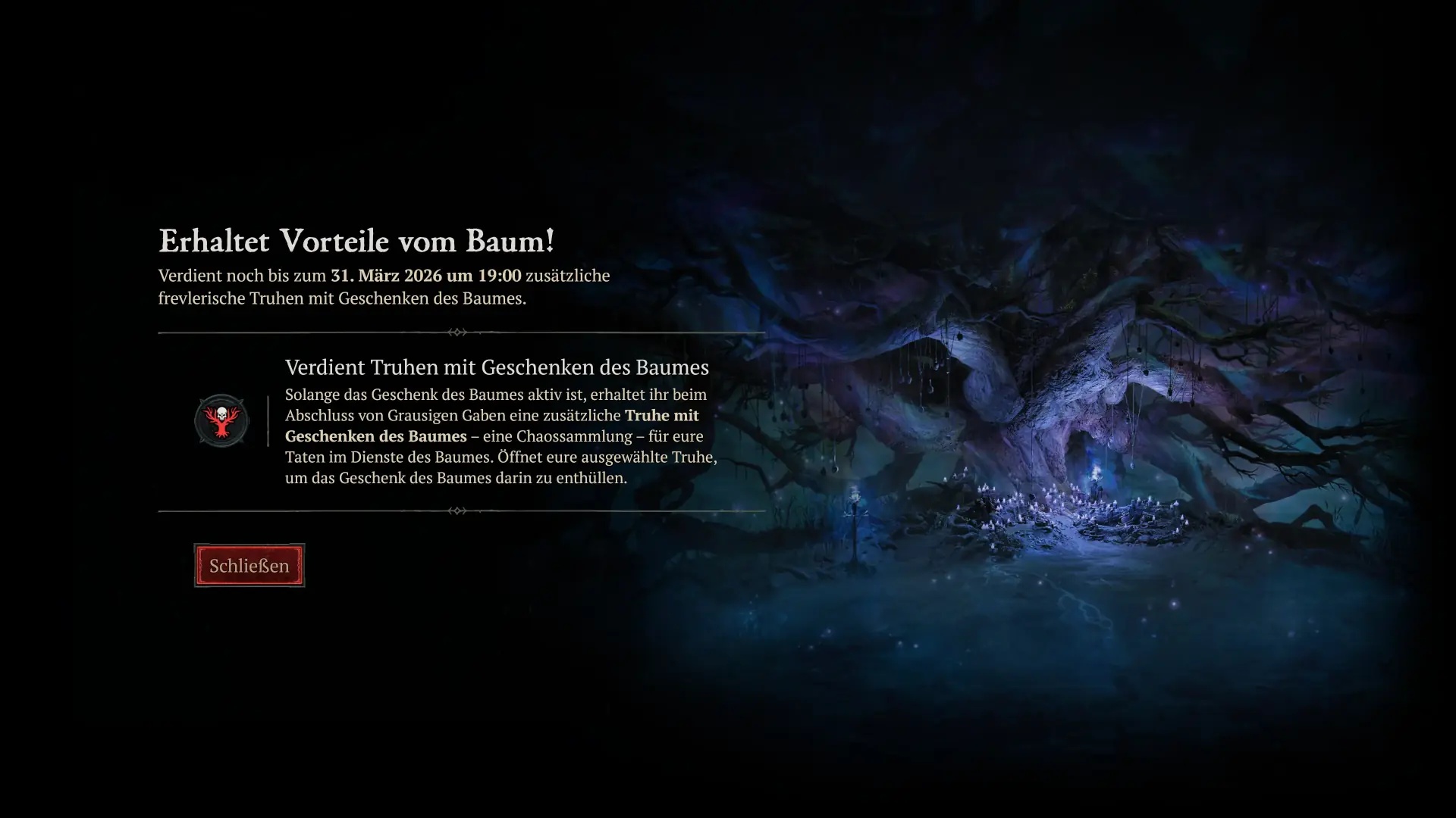 Geschenk des Baumes - Event in Diablo 4