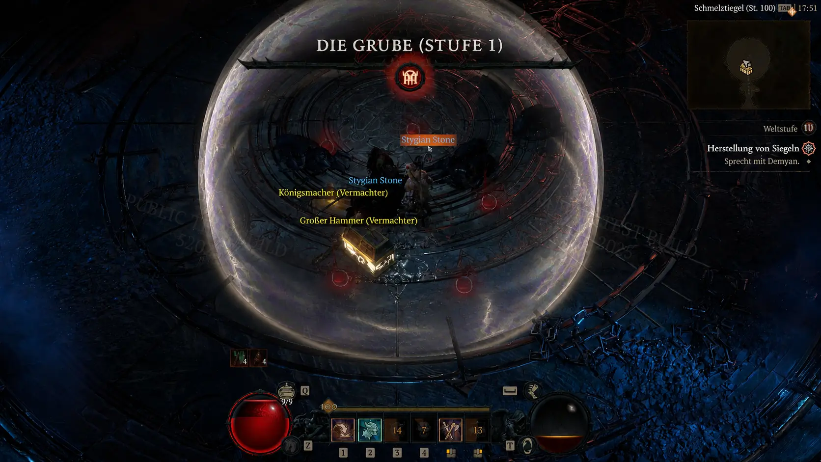 Schutzblase in der Grube - Diablo 4