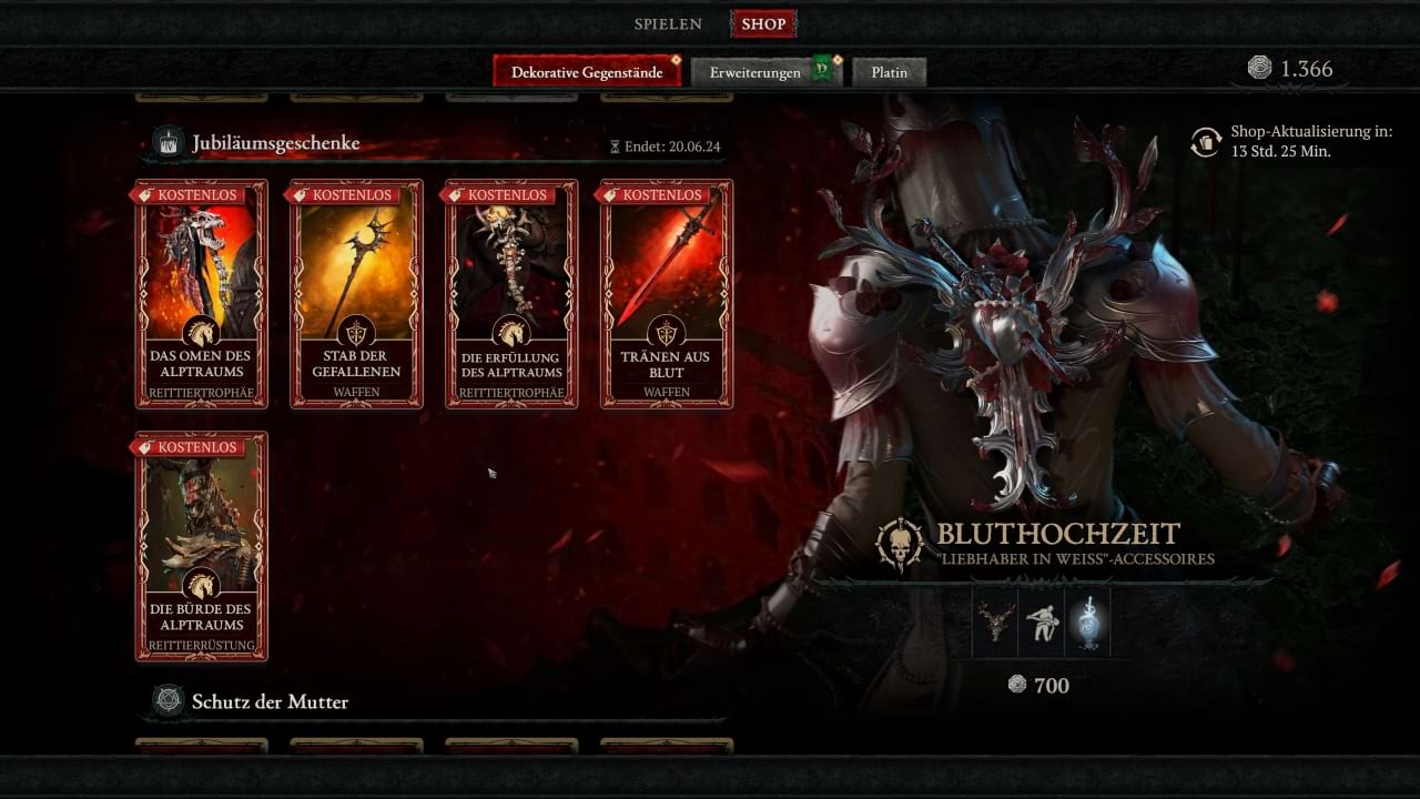 Kostenlose Jubiläumsgeschenke in Diablo 4