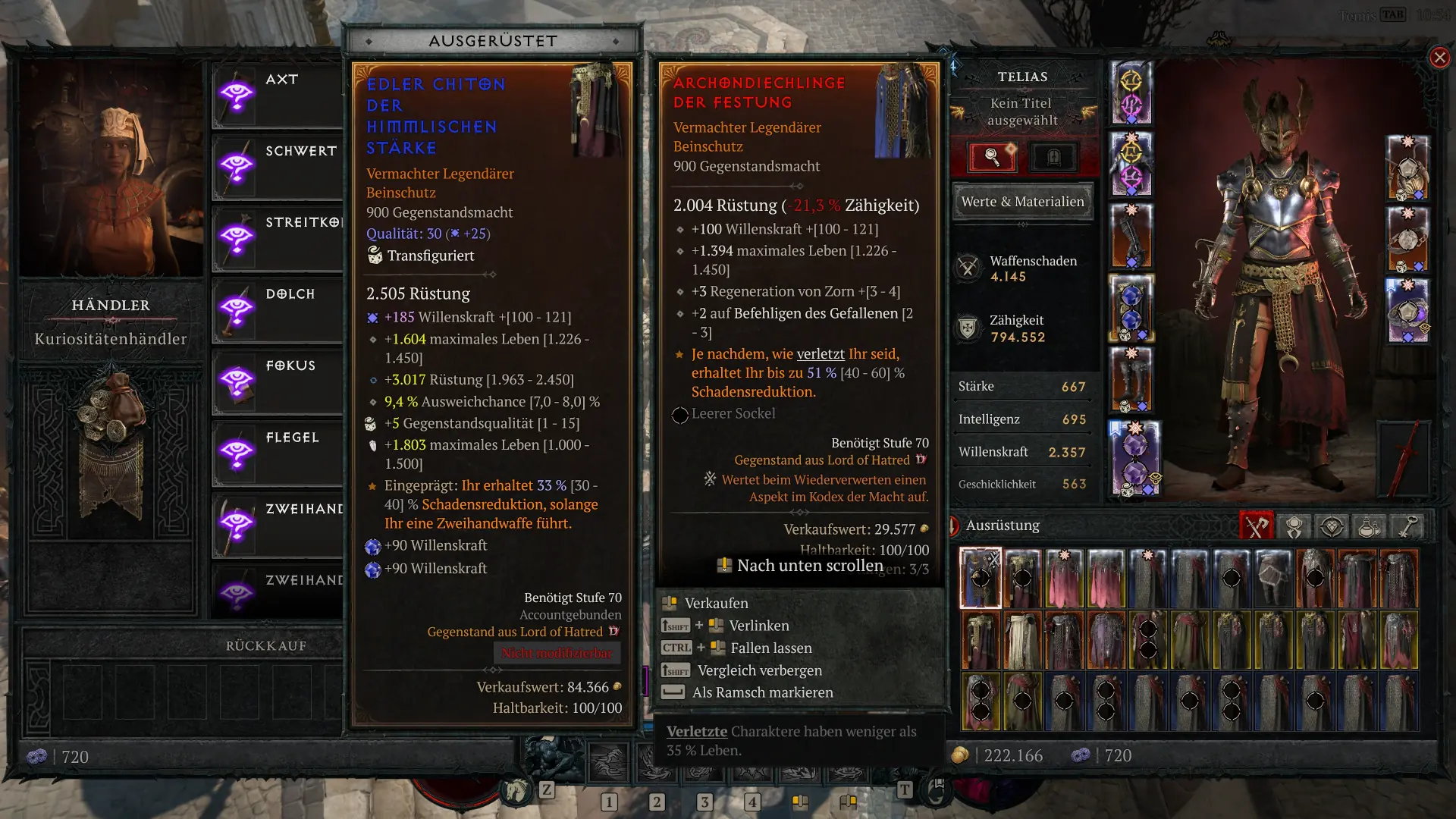 Diablo 4: So bekommst du die richtigen legendären Items für Kodex-Upgrades