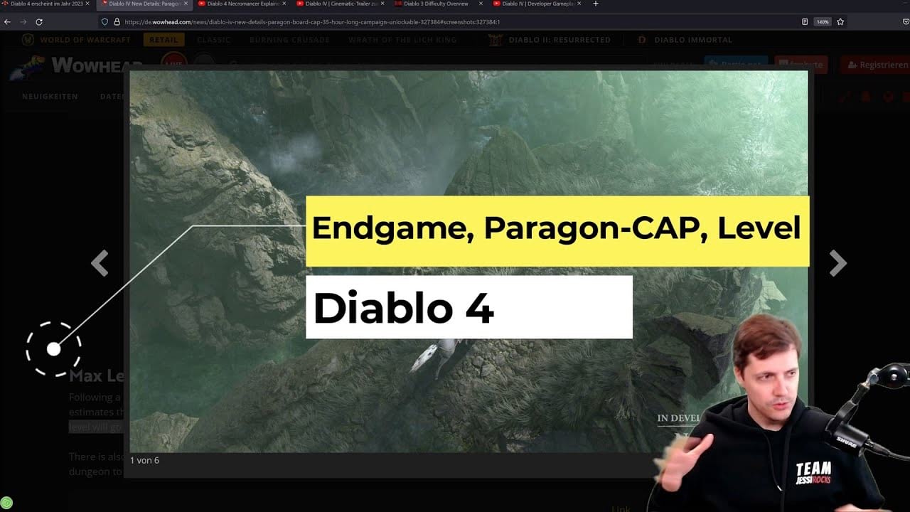 Diablo 4: Infos zum Leveln, Paragon & Endgame