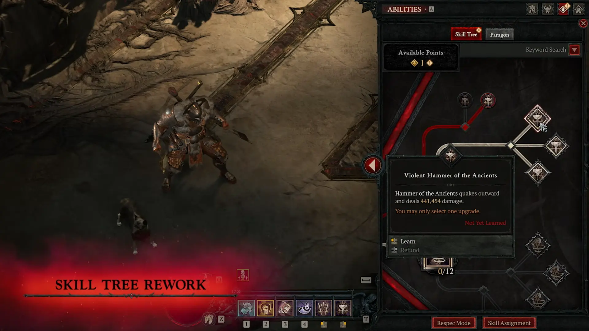 Überarbeiteter Skill Tree in Diablo 4: Lord of Hatred