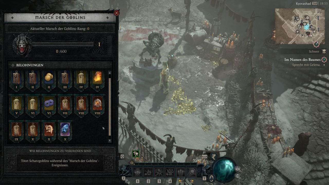 Diablo 4: Alle Rang-Belohnungen vom Marsch der Goblins-Event