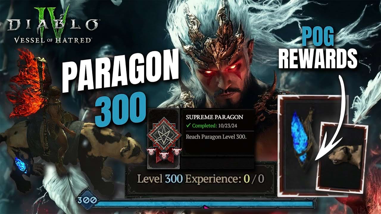 Paragon 300 und ein episches Reittier – Rob2628 zeigt, wie es in Diablo 4 Season 6 geht!