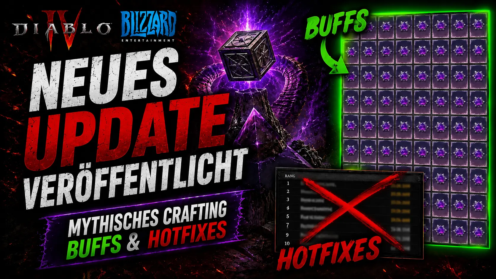 Diablo 4 Patch 3.1.2 verbessert mythische Siegel und behebt Jäger-Fehler