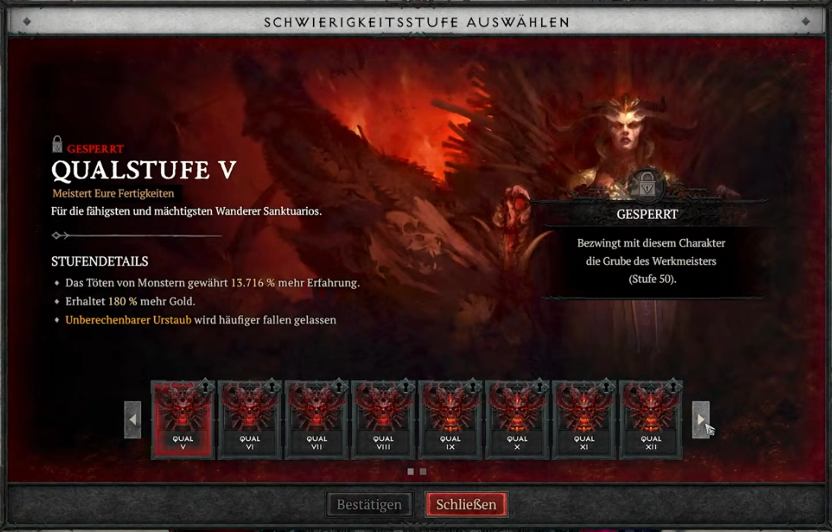 Diablo 4 Lord of Hatred - 12 Qual-Stufen