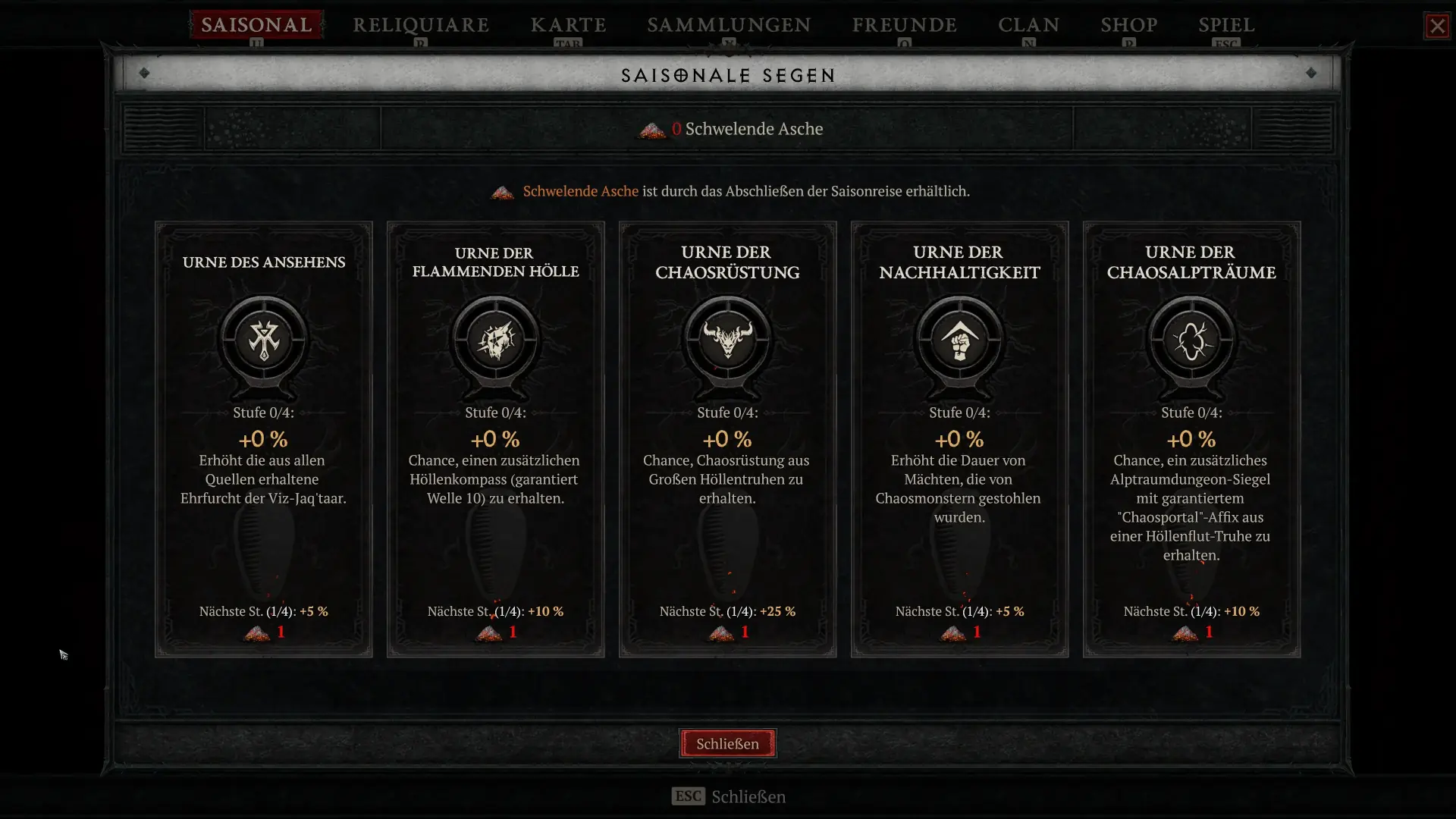 Saisonale Segen in Diablo 4 Season 10