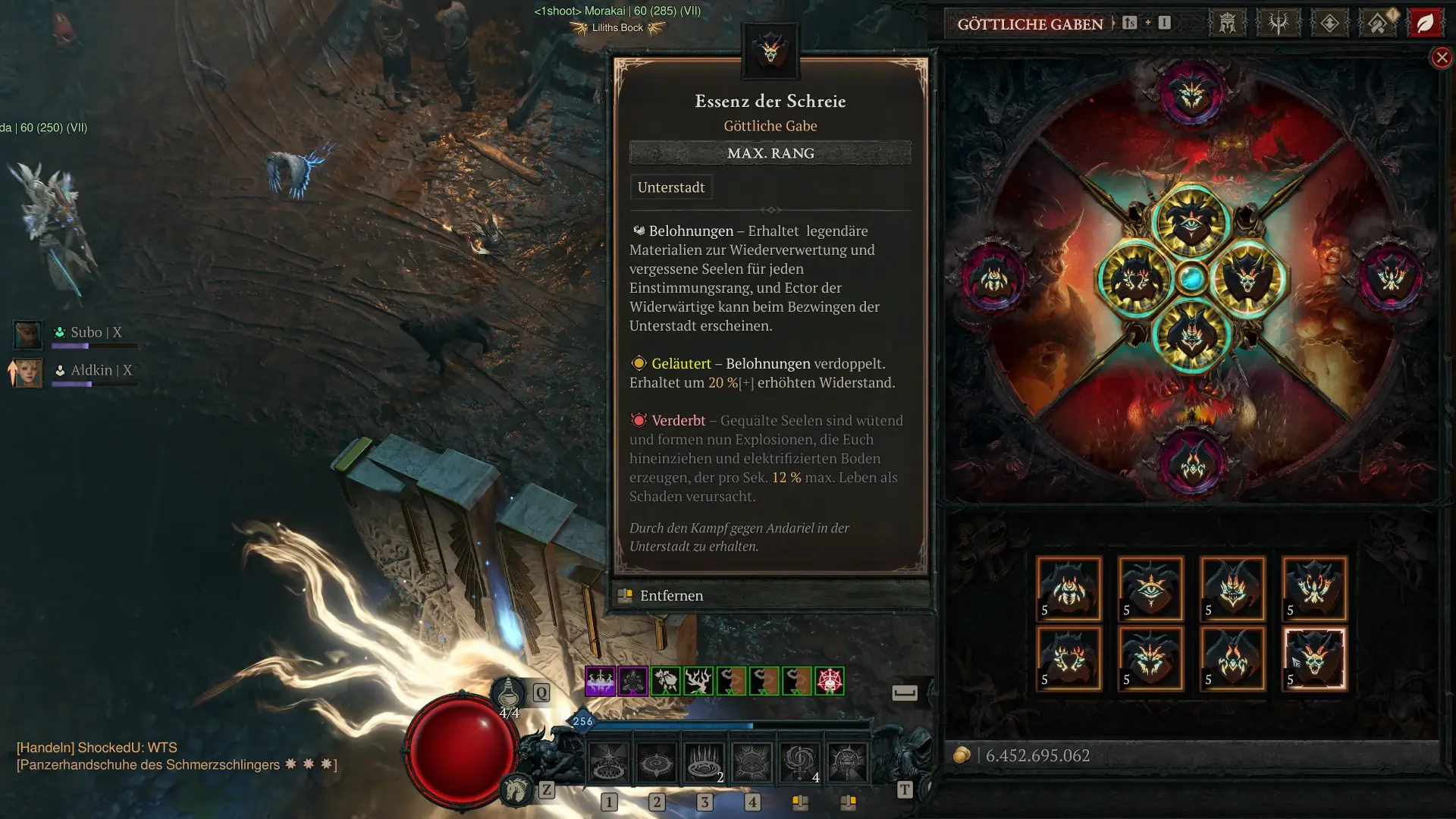 Alle Göttlichen Gaben / Essenzen aus Season 11 von Diablo 4