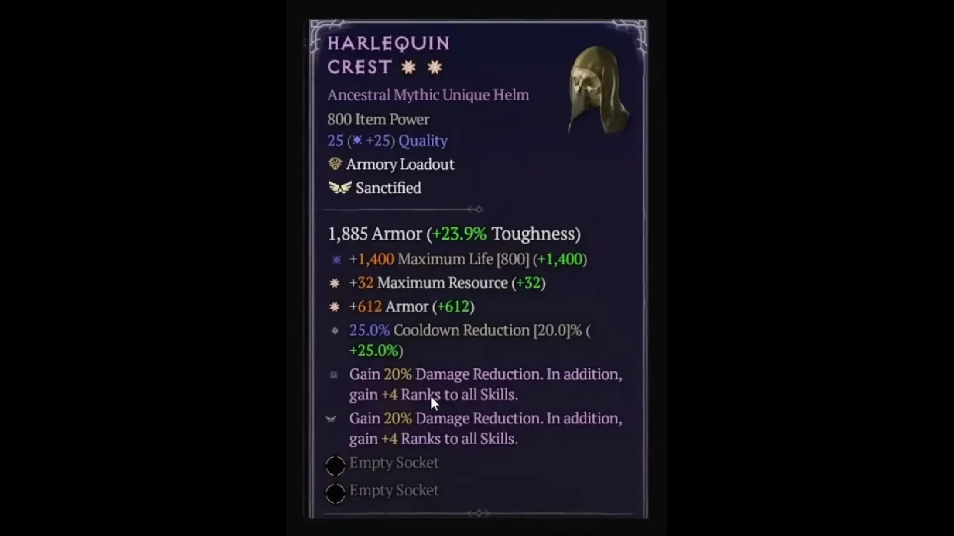 Diablo 4: Spieler erschafft durch Heiligung die perfekte Harlekinskrone mit +8 Skills