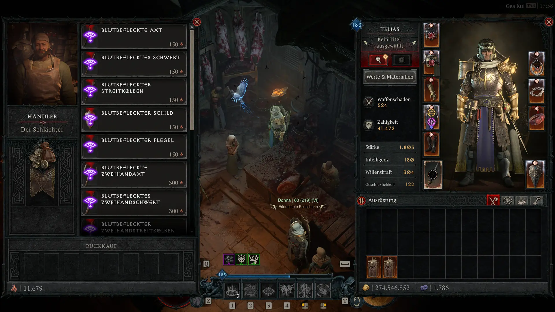 Blutbefleckte Mythische Gegenstände farmen