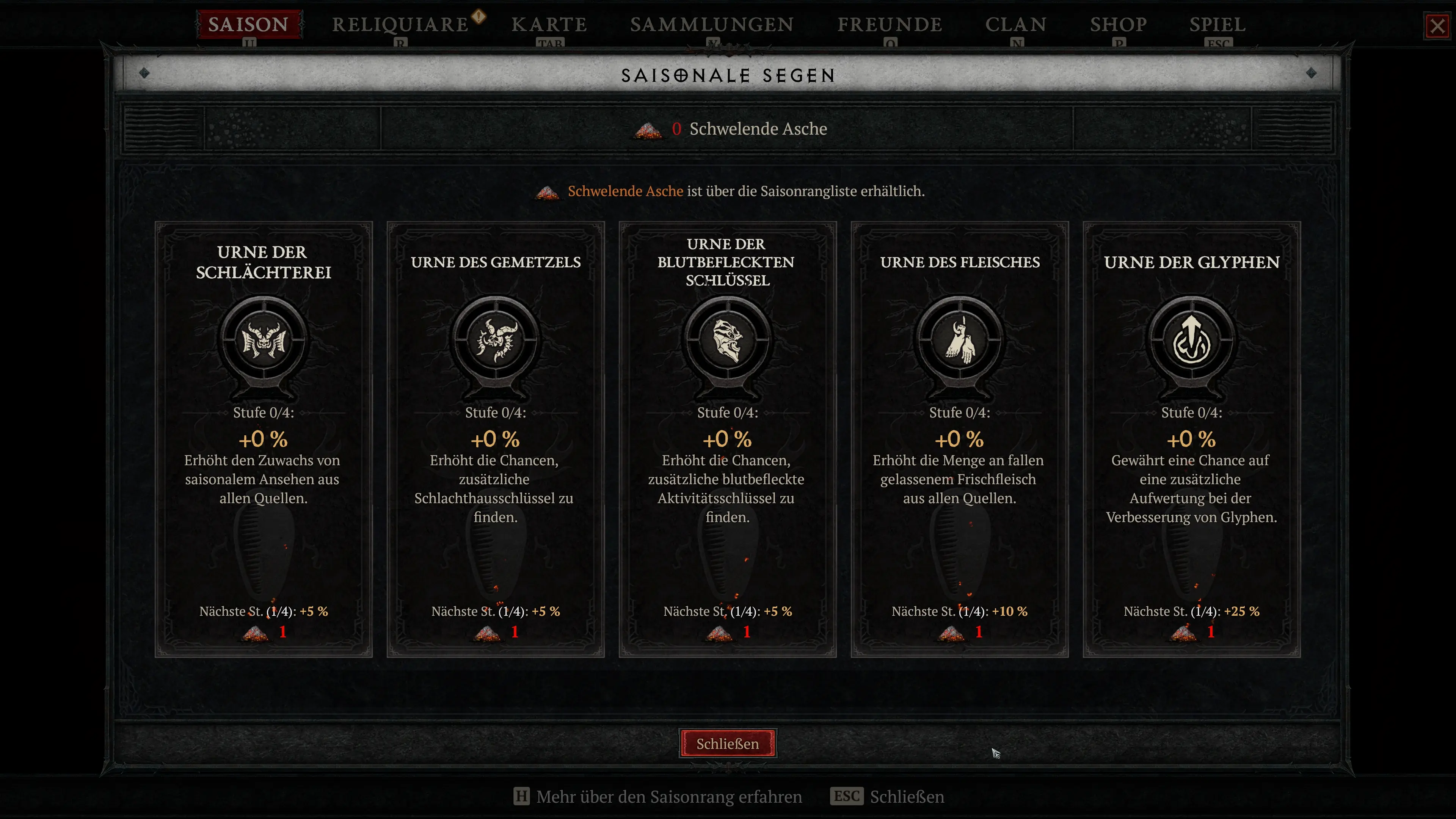 Saisonale Segen in Diablo 4 Season 12