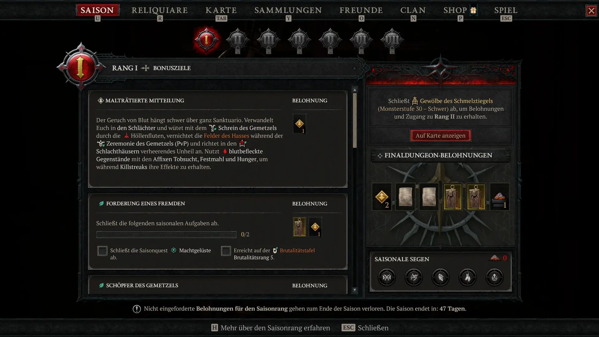 Diablo 4 Season 12: Seasonreise erklärt – Ränge, Belohnungen und saisonale Segen im Überblick