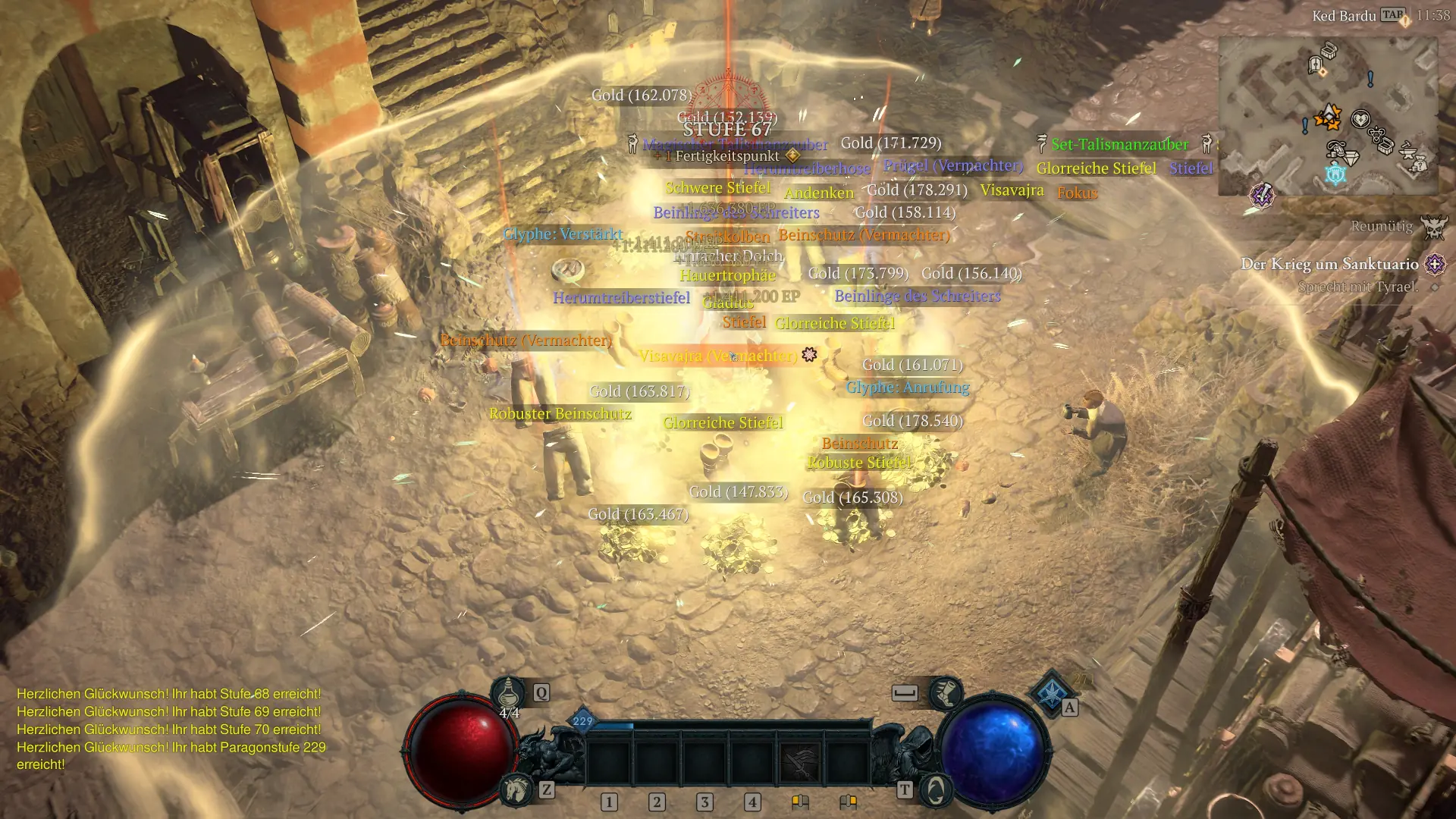 Twinks in Diablo 4 mit Flüstertruhen leveln