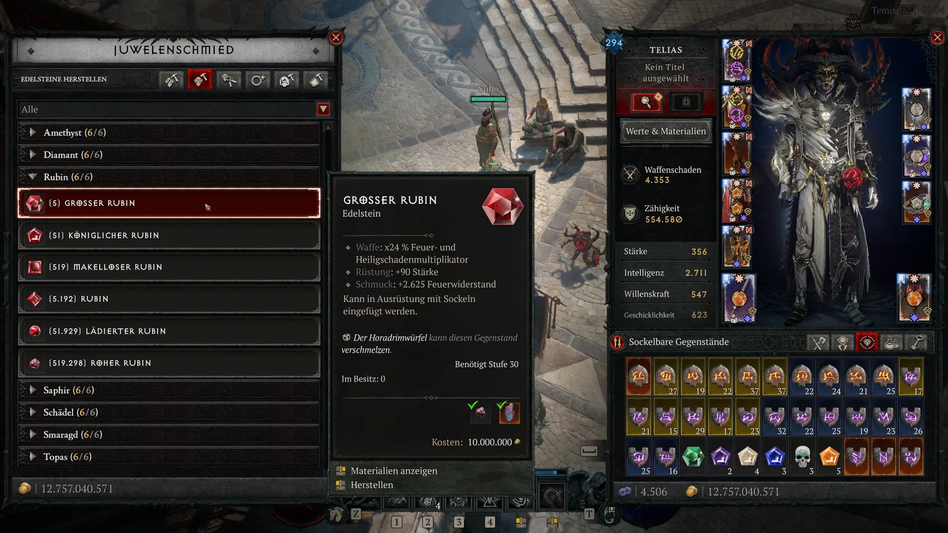 Edelsteinfragmente in Season 14 von Diablo 4 farmen