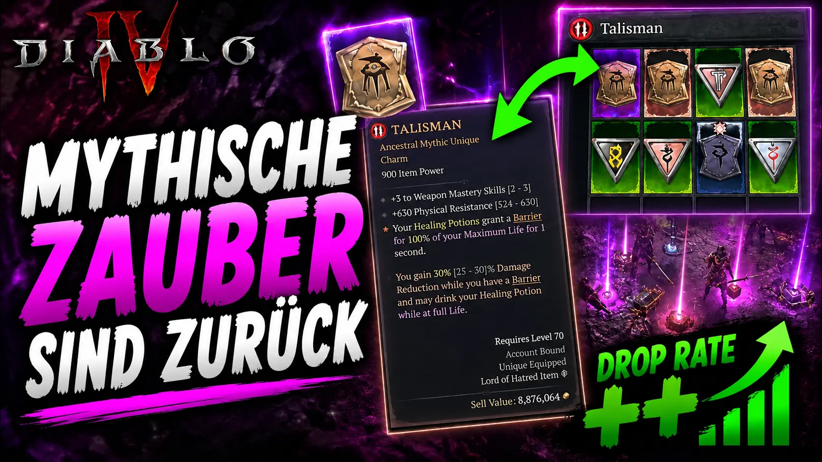 Mythische Zauber sind in Diablo 4 Season 14 zurück