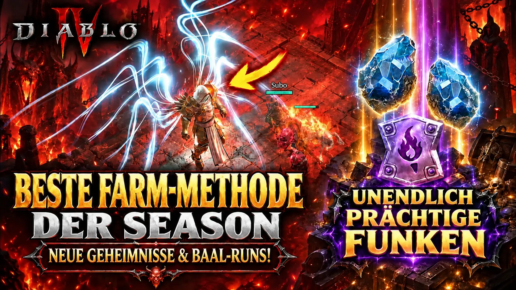 Baal-Runs in Diablo 4 Season 15: Die beste Farm-Methode für Mythics, Runen und Funken
