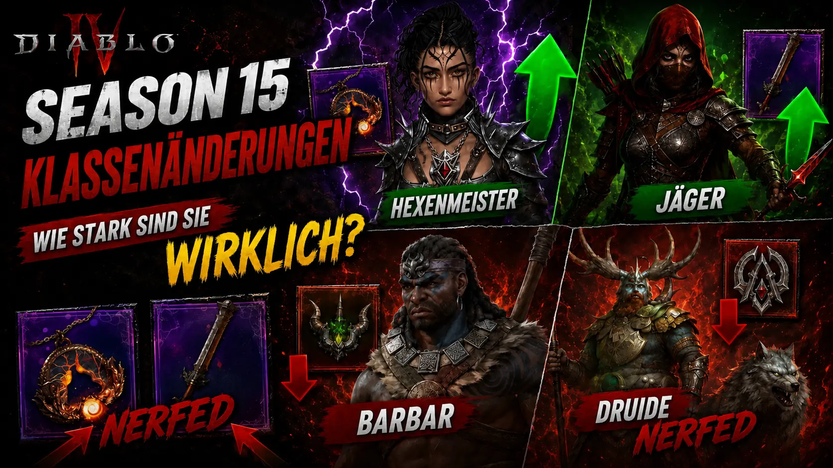 Diablo 4 Season 15: Die größten Gewinner und Verlierer der Klassenänderungen