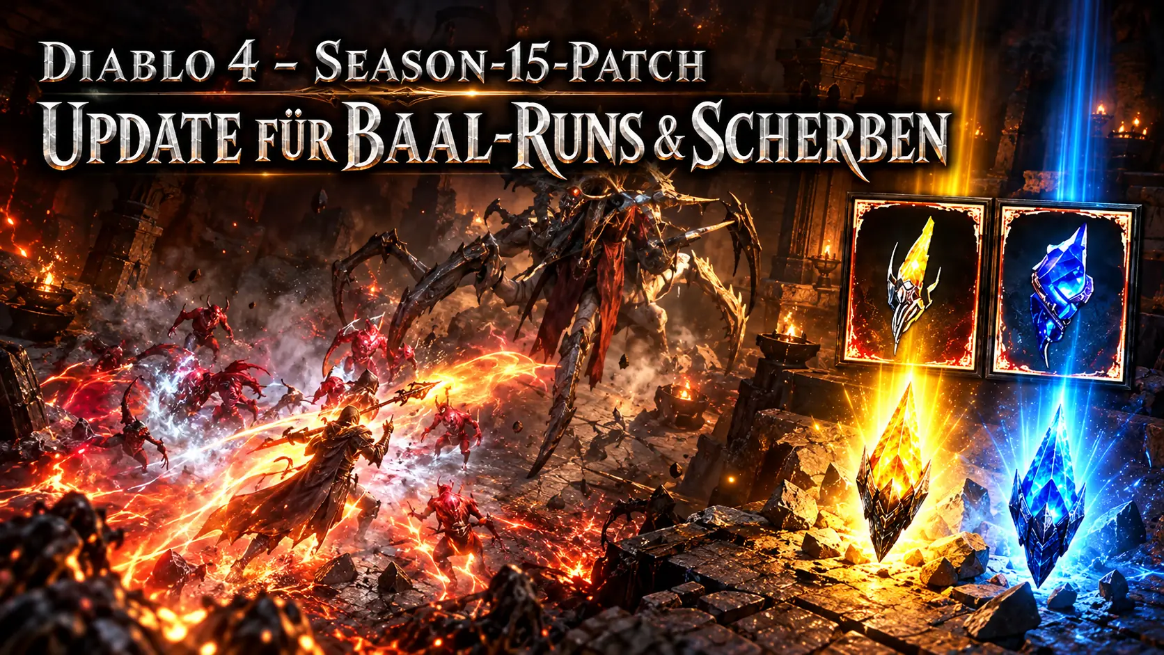 Diablo 4 Season 15: Neuer Patch verbessert Baal-Runs und behebt Scherben-Fehler