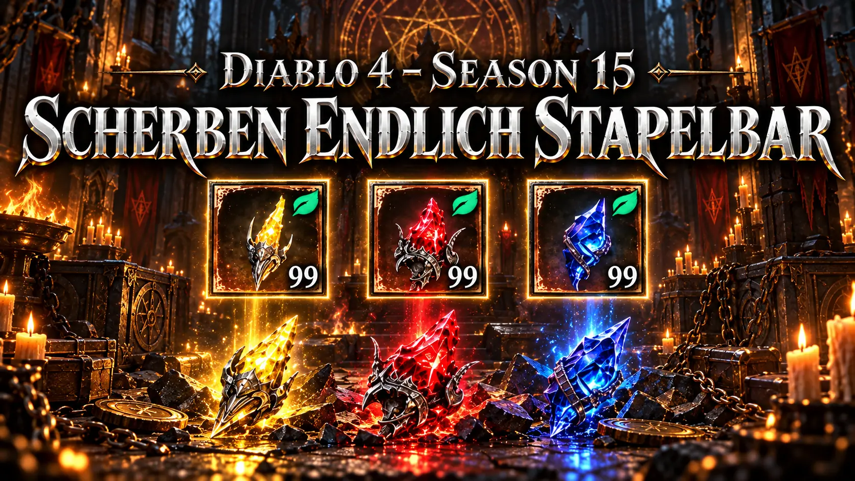 Diablo 4 Season 15 bekommt das langersehnte Stapellimit von 99 Scherben