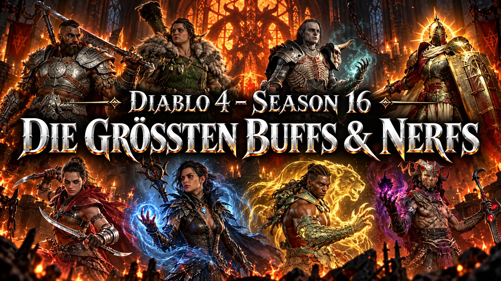 Diablo 4 Season 16: Die größten Klassen-Buffs und Nerfs