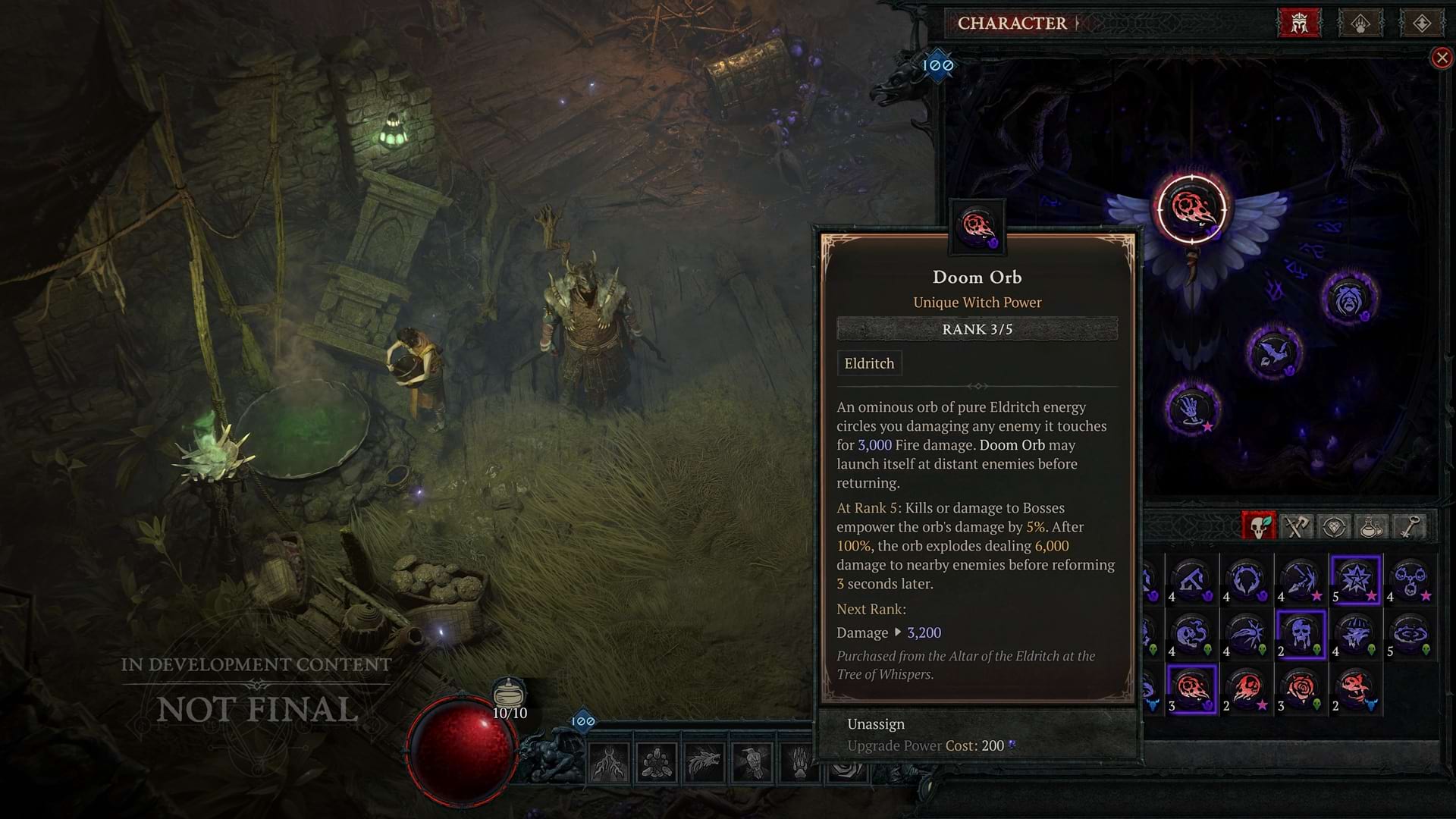 Hexenmächte in Diablo 4