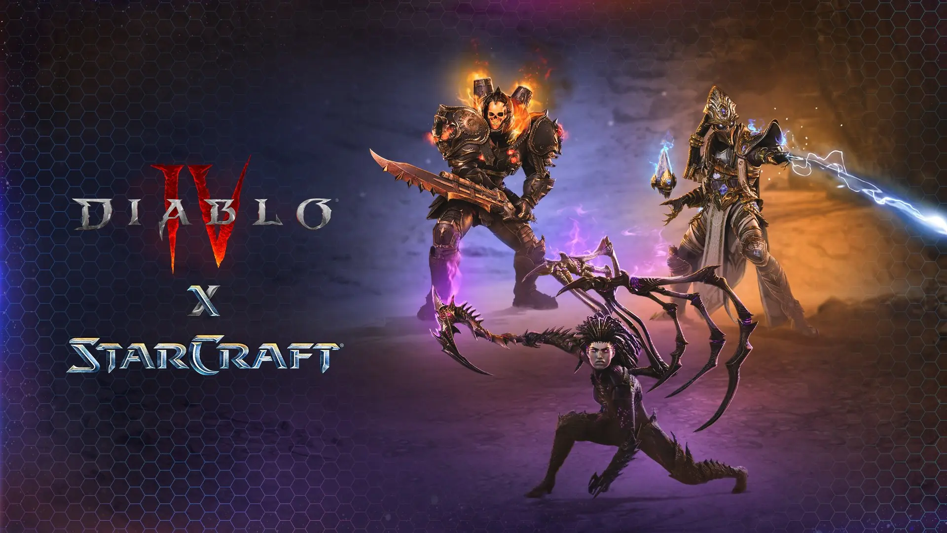 Diablo 4 x StarCraft: Crossover mit legendären Skins & Twitch-Drops
