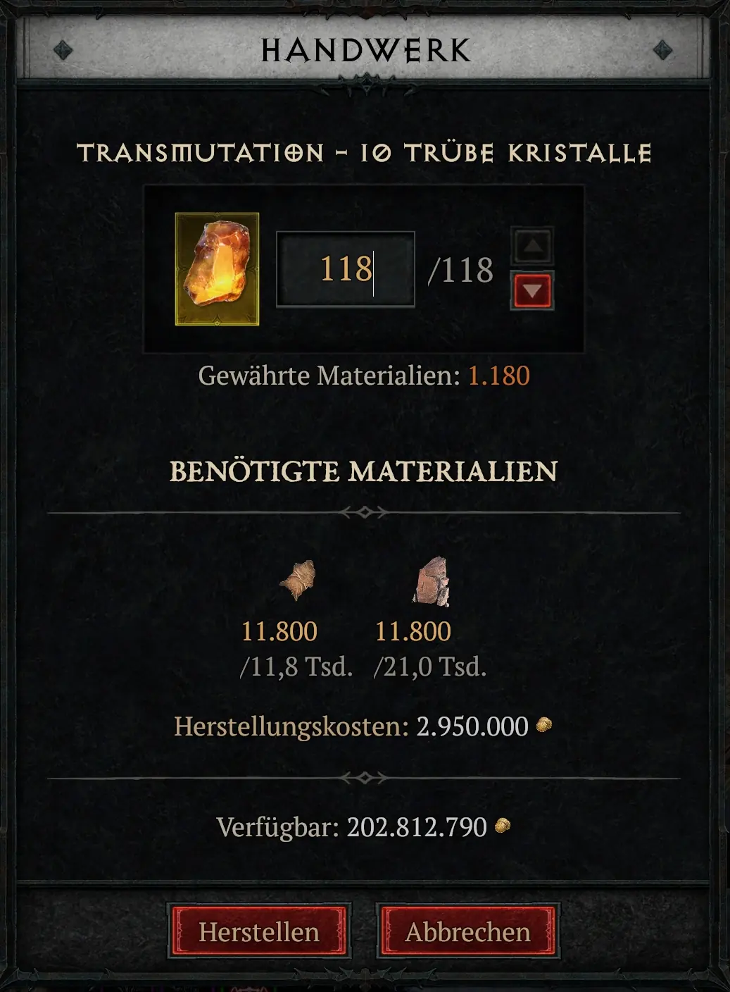 Trübe Kristalle in Diablo 4