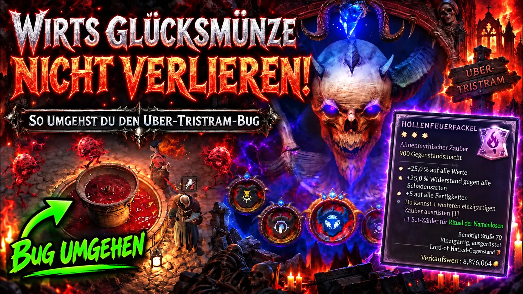 Uber-Tristram in Diablo 4: So schützt du Wirts Glücksmünze vor dem Bug