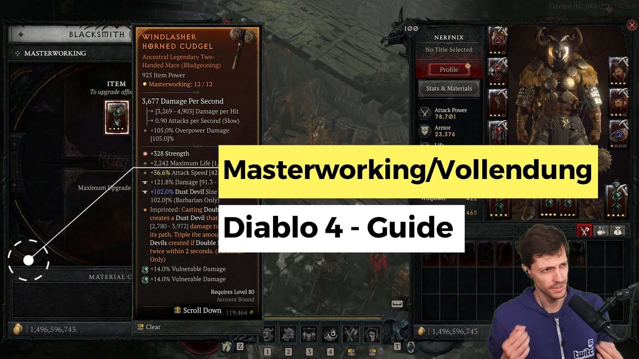 Erreiche neue Höhen in Diablo 4 mit der Vollendung deiner Gegenstände