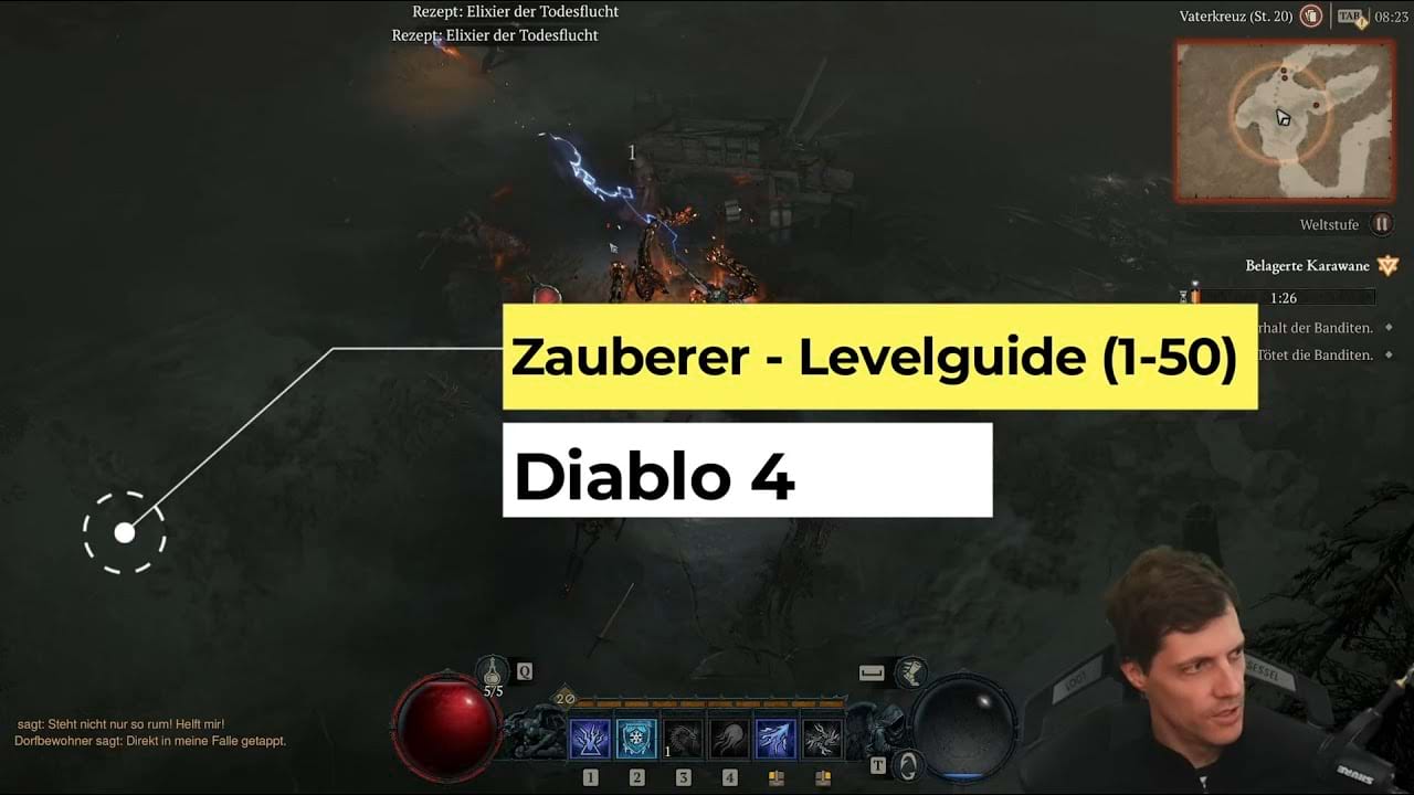Diablo 4: Levelguide für den Zauberer (Stufe 1 bis 50)
