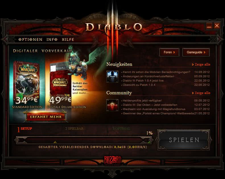 Diablo 3 Patch 1.0.5 PTR Download