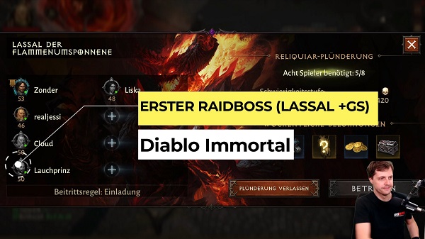 Diablo Immortal: Erster Raidboss & Kampfwertung