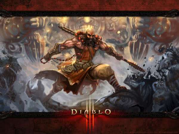 Diablo 3 Mönch Wallpaper