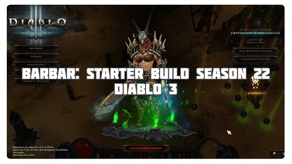 Barbar: Starter Build in Season 22