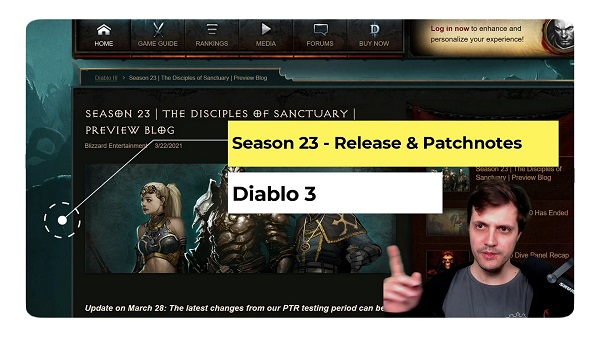 Diablo 3 Season 23: Release & Patchnotes