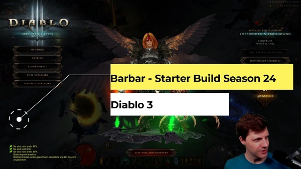 Diablo 3 - Barbar: Starter Build für Season 24
