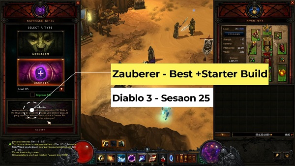 Diablo 3 - Zauberer: Best Build für Season 25