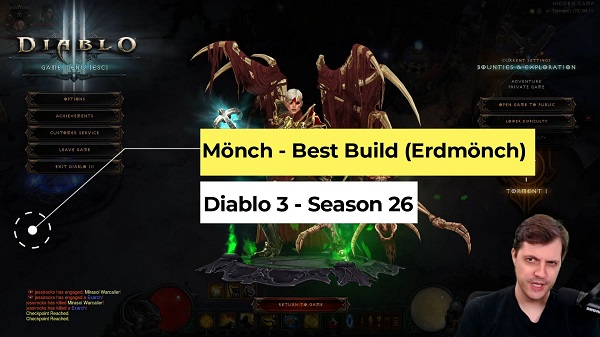 Mönch: Best Build für Season 26 (Erdmönch)