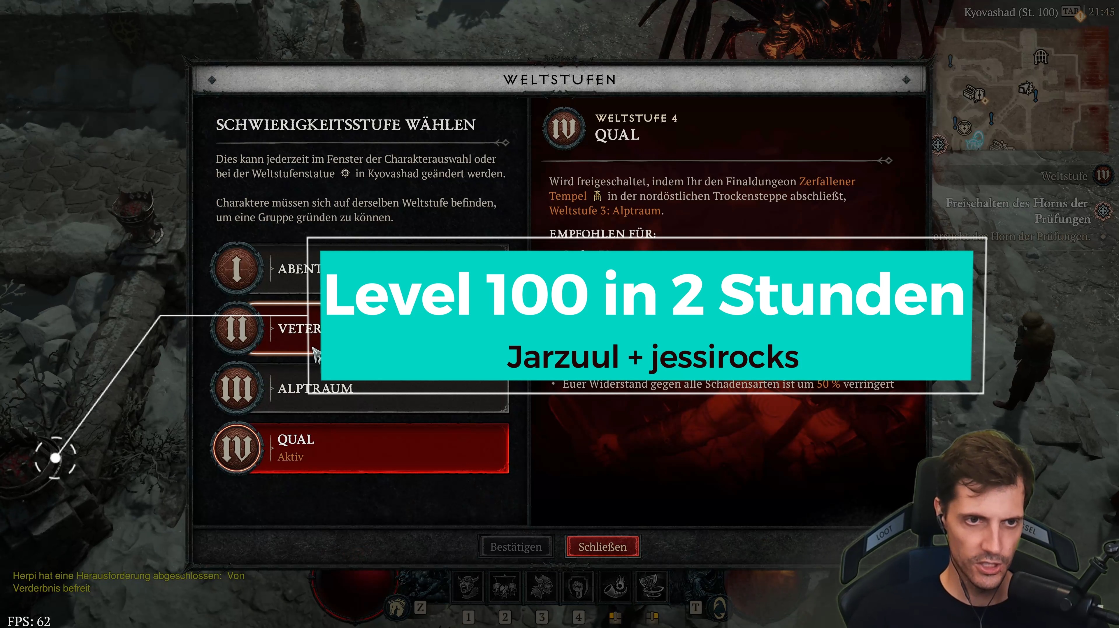 Diablo 4: Level 100 in Rekordzeit nur in Season 5