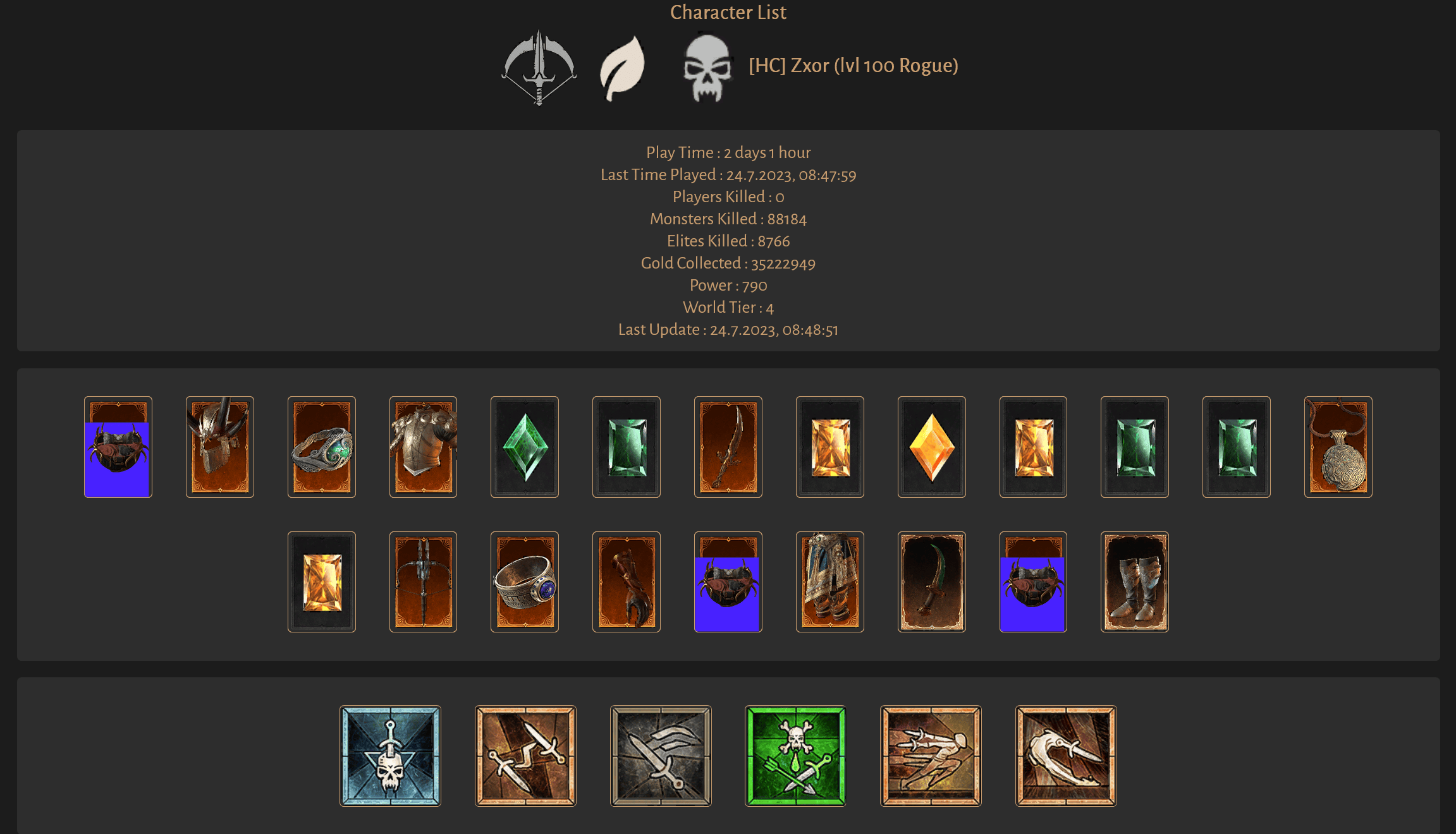 Zxor Build