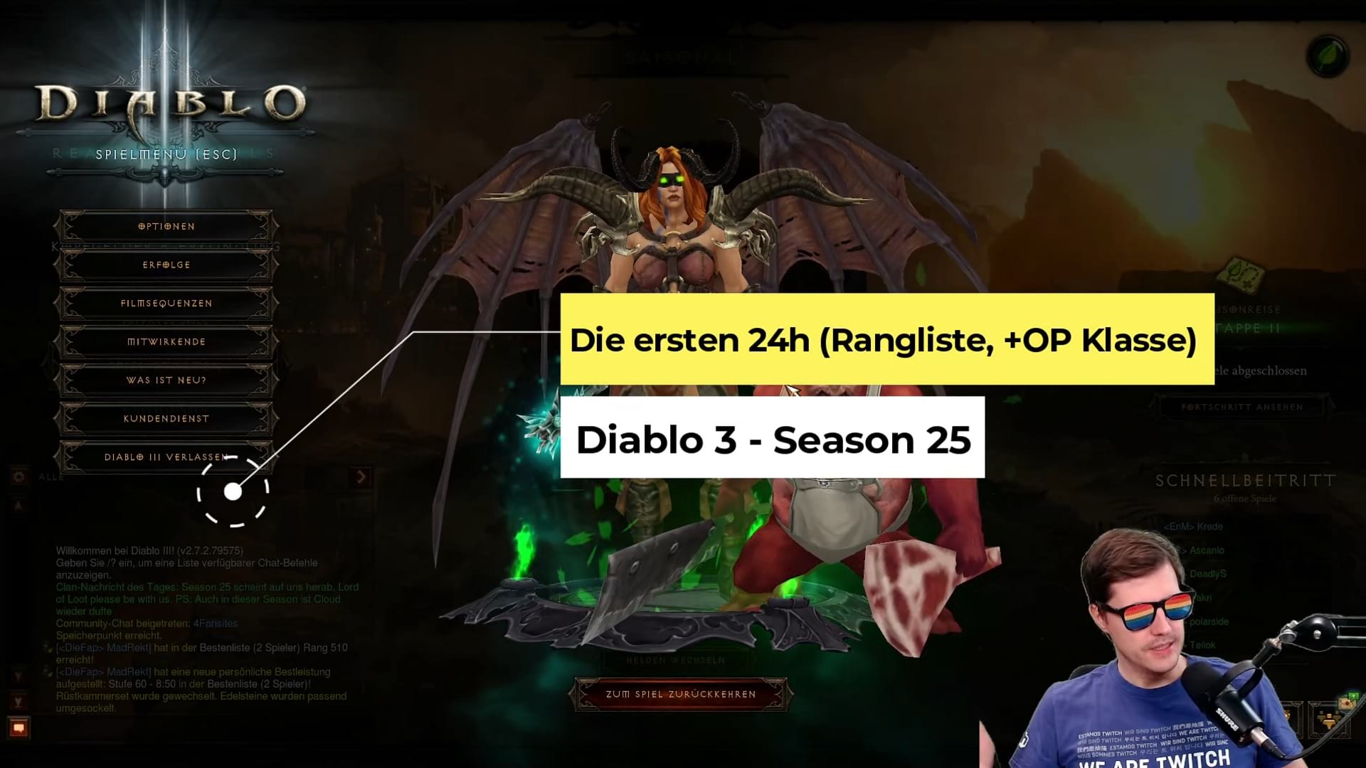 Diablo 3 - Season 25: Die ersten 24 Stunden (Rangliste, OP-Klasse)