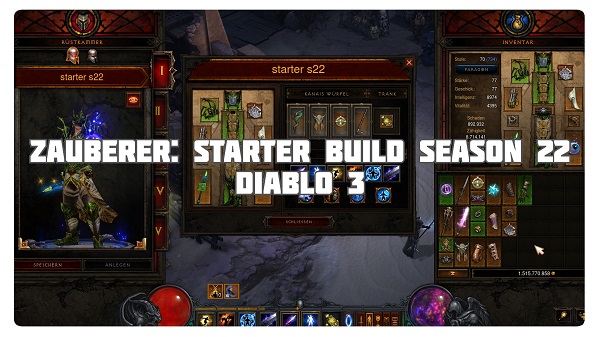 Zauberer: Starter Build für Season 22 (Hydra)